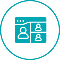 Digital communication interface illustration